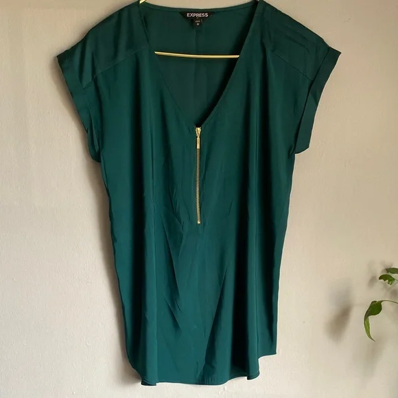 Express Women's Tops in Green, Purple, Teal, Burgundy, and Black - Picture 10 of 16